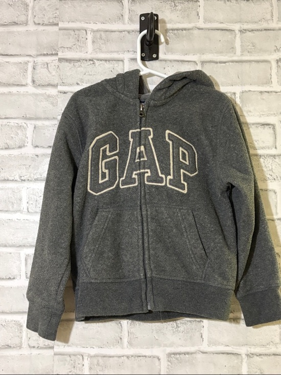 GAP Other - 4/$20 GAP Charcoal Gray Hooded Zip Sweatshirt with Logo kids